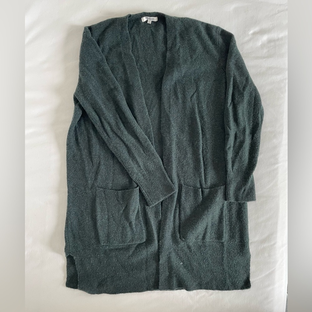 Madewell Dark Green Women's Long Cardigan